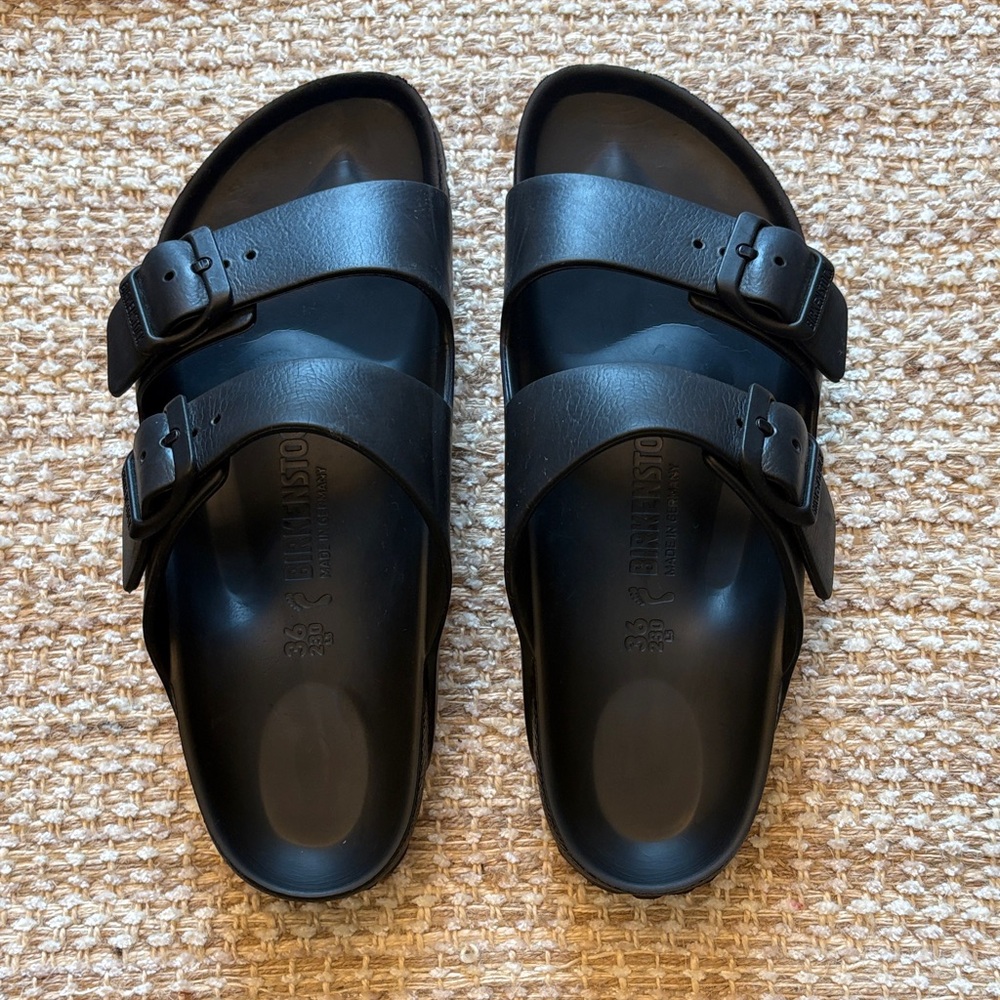Birkenstock Classic Black Dual-Strap Sandals